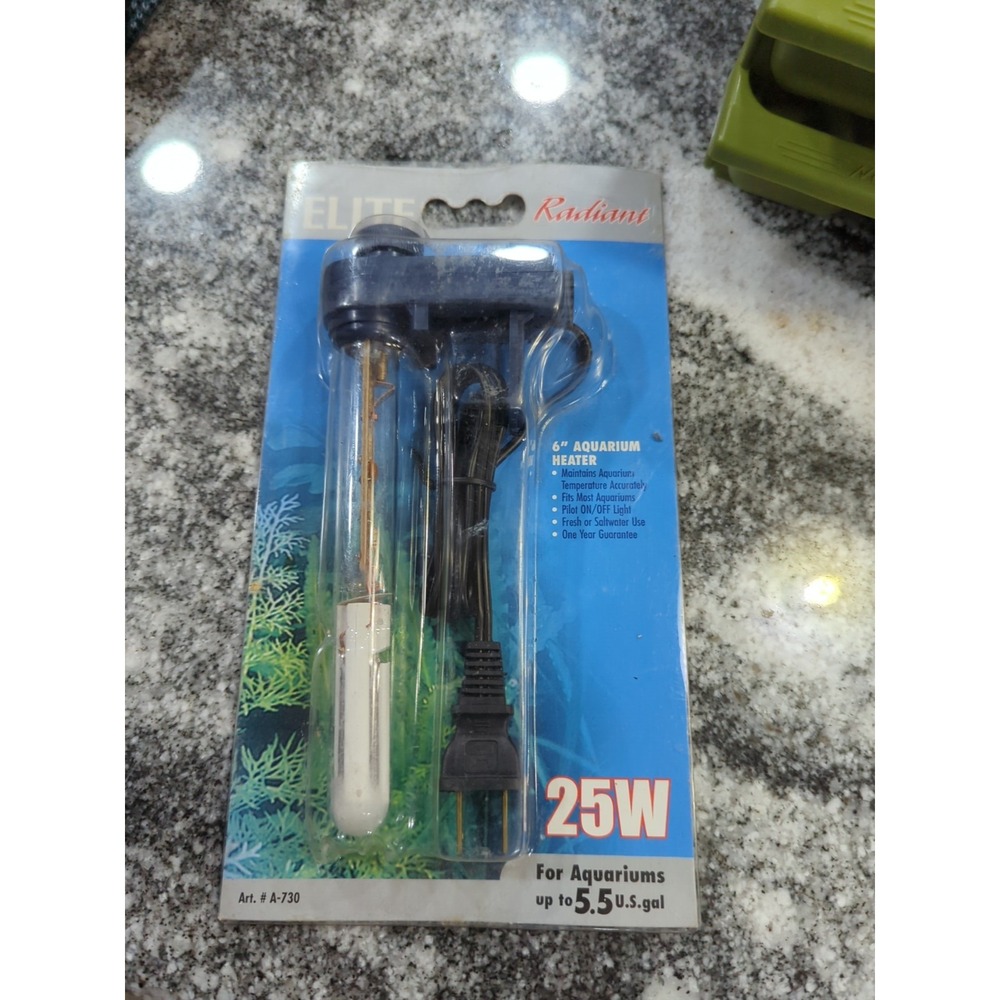 Elite Radiant 6" Aquarium Heater 25W NEW